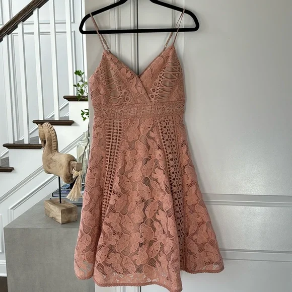 lace tank top dress Grace and Lace Dusty Pink Floral Lace Tank Top Dusty Pink / XS | Tank Top